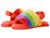 商品第2个颜色Rainbow Stripes, UGG | Fluff Yeah Slide Cali Collage (Toddler/Little Kid)