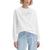Levi's | Women's Comfy Logo Fleece Crewneck Sweatshirt, 颜色Crew Foil Striped Bright White