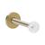 商品第8个颜色Satin Brass, Allied Brass | Clearview Retractable Wall Hook