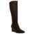 Anne Klein | Women's Valonia Wedge Heel Knee High Boots, 颜色Dark Brown Ms