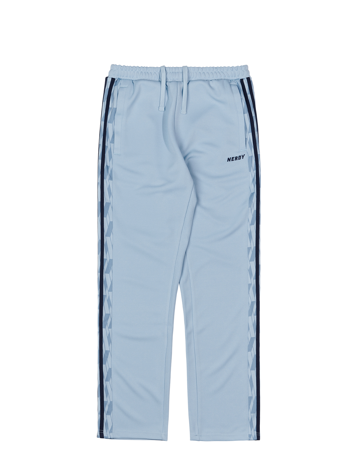 商品第1个颜色浅蓝色, NERDY | 【享贝家】NERD Y新款DNA Monogram Track Top训练裤运动裤 浅蓝色\紫色\粉红色\奶白色\黑色（预售款，10天发货）PNES21KB2014