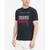 商品Tommy Hilfiger | Men's Newton Flag Graphic Short Sleeve T-Shirt颜色Sky Captain