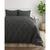 商品第2个颜色Gray, IENJOY HOME | Home Collection Premium Ultra Soft 3 Piece Pinch Pleat Duvet Cover Set