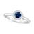 颜色: Sapphire/White Gold, Macy's | Emerald (1/2 ct. t.w.) & Diamond (1/10 ct. t.w.) Halo Ring in 14k Gold (Also in Ruby, Sapphire, & Pink Sapphire)