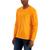 商品Club Room | Men's V-Neck Long Sleeve T-Shirt, Created for Macy's颜色Orange Poppy