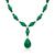 颜色: 18 in, Ross-Simons | Ross-Simons Emerald Y-Necklace in 18kt Gold Over Sterling