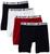 颜色: 2 Navy, 1 White, 1 Red, Tommy Hilfiger | Tommy Hilfiger Men's Underwear Cotton Classics 4-Pack Boxer Brief-Amazon Exclusive