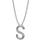 颜色: S, Giani Bernini | Cubic Zirconia Initial Pendant Necklace in Sterling Silver