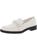 商品Marc Fisher | Cancia 2 Womens Faux Leather Flat Loafers颜色white