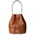 Ralph Lauren | Women's Full-Grain Leather Large Andie Drawstring Bag, 颜色Lauren Tan