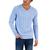 Club Room | Men's Drop-Needle V-Neck Cotton Sweater, Created for Macy's, 颜色Blue Yonder