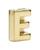 颜色: Gold - E, Moleskine | Initial Gold Plated Notebook Charm