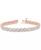 颜色: Rose Gold-Plated Sterling Silver, Macy's | Diamond Swirl Tennis Bracelet (1/2 ct. t.w.)