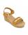 颜色: Cognac, DKNY | Little and Big Girls Amber Metal Strap Wedge Sandals