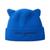 商品Karl Lagerfeld Paris | Women's Embroidered Choupete Beanie Hat颜色Blue