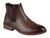颜色: Brown Faux Leather, Vance Co. | Landon Chelsea Dress Boot