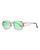 颜色: PINK, Vintage Frames Company | Men's Gradient Geometric Metal Sunglasses
