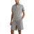 Tommy Hilfiger | Men's Tipped Slim Fit Short Sleeve Polo Shirt, 颜色Medium Grey Heather