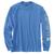 color Blue Lagoon Heather, Carhartt | 男士Logo长袖T恤