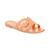 color Peach Pearl, Sam Edelman | Women's Bay Logo Emblem Jelly Slide Sandals