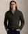 颜色: Olive Combo, Ralph Lauren | Men's Washable Wool Quarter-Zip Sweater