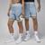 Jordan | Jordan Dri-FIT Sport Diamond Shorts - Men's, 颜色Blue Grey/Coconut Milk