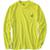 商品Carhartt | Carhartt Men's High-Visibility Force Color Enhanced LS T-Shirt颜色Brite Lime
