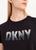 商品DKNY | Sequin Logo Tee颜色Black/Charcoal