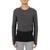 颜色: Jet Heather/Black/Metro Heather/Cb, Icebreaker | Icebreaker 200 ZoneKnit Crewe Base Layer Top - Merino Wool, Long Sleeve