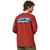 Patagonia | 男士长袖 Logo休闲 T 恤, 颜色Burl Red