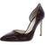 Jessica Simpson | Jessica Simpson Women's Paryn Pointed Toe Slip On D'Orsay Dress Heels Pumps, 颜色Cocoa Brown Super Patent