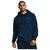 color Academy/Onyx White, Under Armour | Under Armour Rival Fleece LC Logo Hoodie - Men's