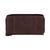 Mancini Leather Goods | Casablanca Collection RFID Secure Zippered Clutch Wallet, 颜色Brown