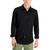 商品Alfani | Men's Regular-Fit Supima Cotton Birdseye Shirt, Created for Macy's颜色Deep Black