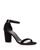 color Black Suede, Stuart Weitzman | Nearlynude 一字带高粗跟凉鞋