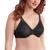 color Black Lace, Bali | Passion for Comfort Seamless Underwire Minimizer Bra 3385