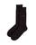 Calvin Klein | Giza Cotton Flat Knit Socks, 颜色Black