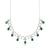 颜色: 16 in, Ross-Simons | Ross-Simons Emerald and . Diamond Necklace in Sterling Silver