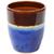 颜色: Blue, Sunnydaze Decor | Vista Ceramic Planter 14"