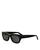 商品Celine | Bold 3 Dots Rectangular Sunglasses, 54mm颜色Black/Gray Solid