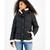 商品Michael Kors | Women's Hooded Faux-Fur-Trim Puffer Coat, Created for Macy's颜色Black