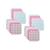 商品第5个颜色Pink coral, Spasilk | Baby Washcloth Set for Newborn Boys and Girls, Terry Cotton Wipes