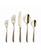 颜色: Silver-Tone, Amefa | Oxford 5 Piece Flatware Set