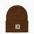 商品Carhartt WIP | Blue knitted hat with logo颜色Brown