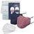 商品第2个颜色Indigo Geo Print, Nautica | Goals 2 Face Masks 4 Carbon Filter Safety Kit with Wristlet Bag