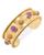 颜色: Gold/Violet Jade, Capucine De Wulf | Berry & Jade Cuff Bracelet in 18K Gold Plated