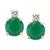 颜色: Emerald, Macy's | Ruby (1-1/3 ct. t.w.) & Diamond Accent Stud Earrings in 14k Gold (Also in Emerald & Sapphire)
