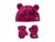 颜色: Rich Berry, L.L.BEAN | Hi-Pile Ear Hat/Mittens Set (Infant/Toddler)