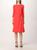 color CORAL, Emporio Armani | Emporio Armani dress with drapery