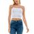 商品Ultra Flirt | Juniors' Cropped Tank Top颜色White